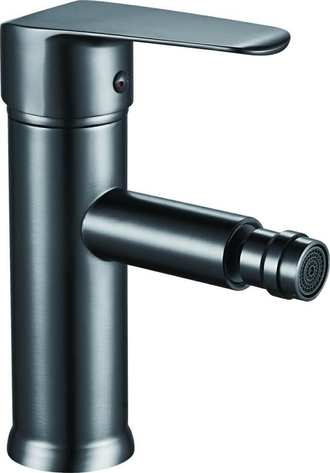 Ausziehbarer Waschtischarmatur in Rotgussgrau